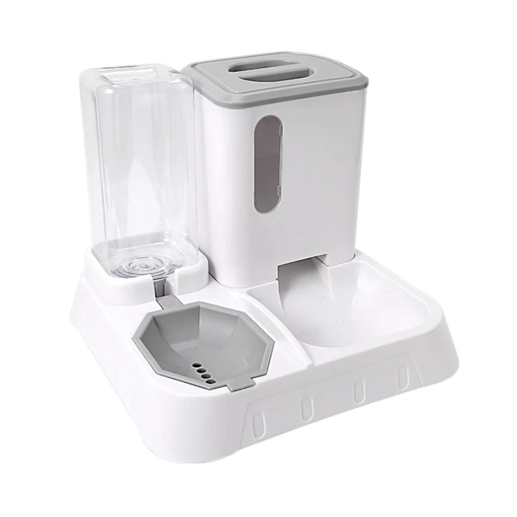 Dispensador Automático 2 en 1 - Comida y Agua