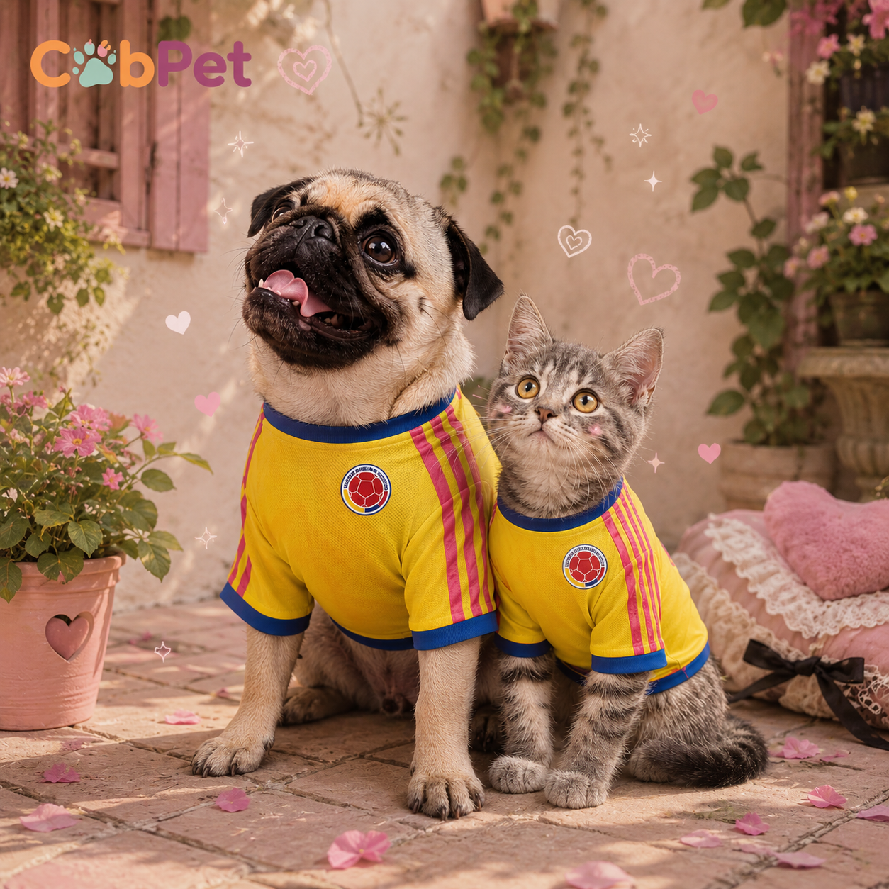 Camiseta Selección Colombia para Mascotas