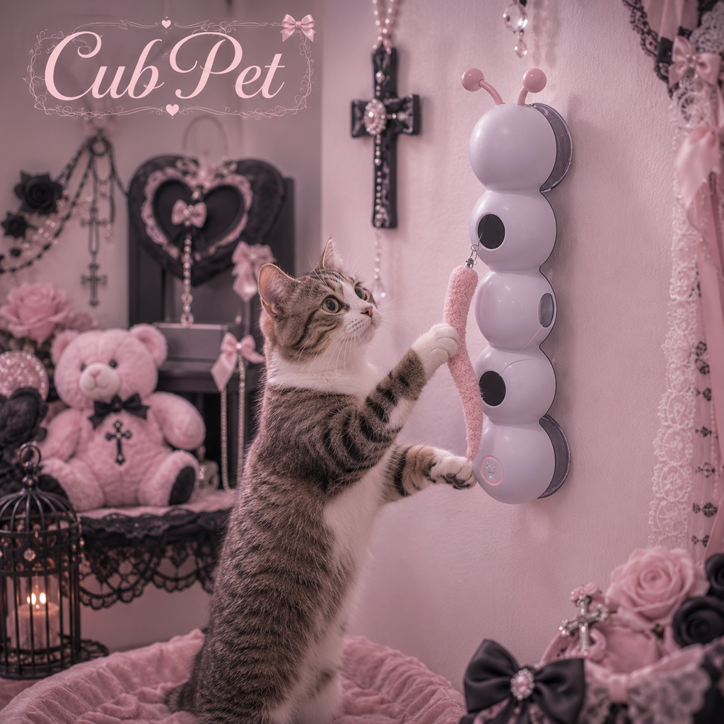 Juguete Interactivo para Gatos – Gusano Inteligente con Sensor